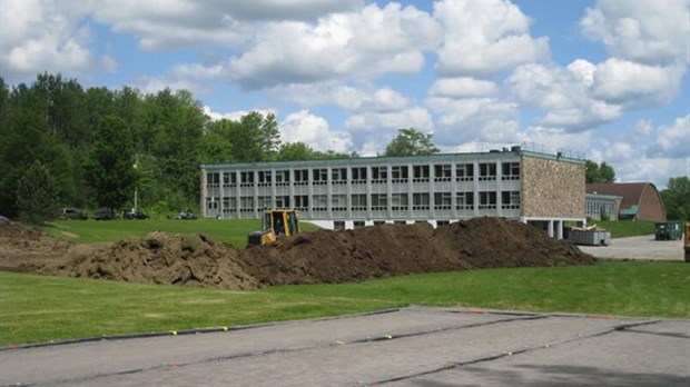 Les travaux de réaménagement de l’ancienne école Sacré-Cœur vont bon train à Richmond