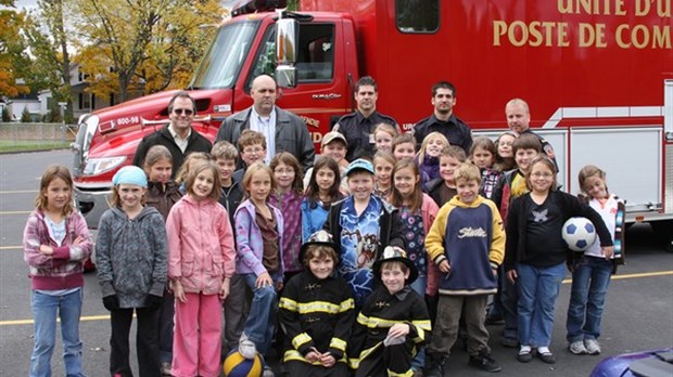 Visite annuelle des pompiers du Service de sécurité incendie de la région de Richmond