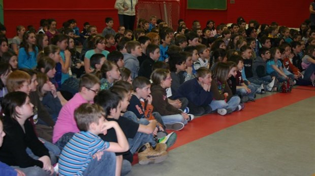 Ecole St-Philippe de Windsor. Une belle participation des jeunes et aussi des parents