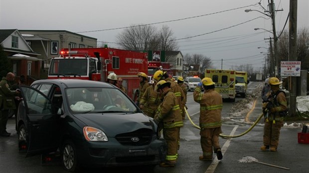 Accident dans le secteur Saint-Gabriel de Windsor