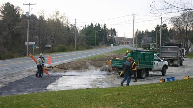 Travaux sur la rue de La Poudrière à Windsor