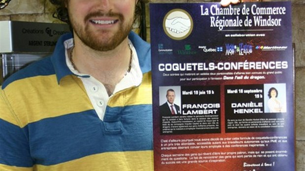 Chambre de Commerce de Windsor. Coquetels-conférences avec deux personnalités