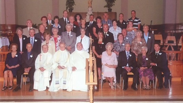 Dix-neuf jubilaires à la fête de l’Amour de la paroisse Saint-François-Xavier