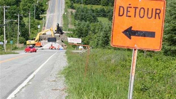 Reconstruction d’un petit pont sur le chemin Goshen à St-Claude