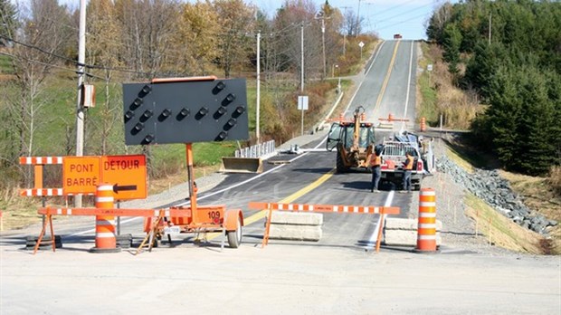 La réfection du pont sur le chemin Goshen est terminée