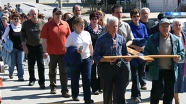 Marche du Pardon à Windsor le vendredi 29 mars