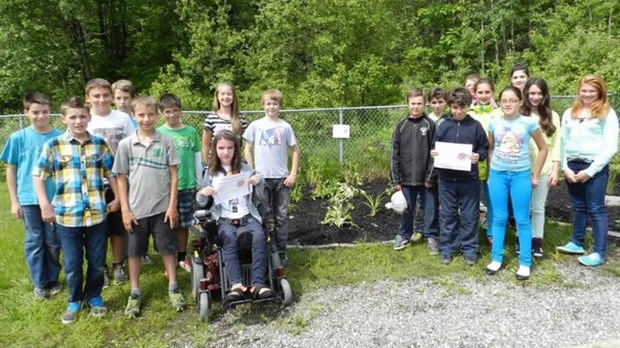 Inauguration officielle du Jardin des finissants de l’école Arc-en-ciel de Saint-François-Xavier-de-Brompton