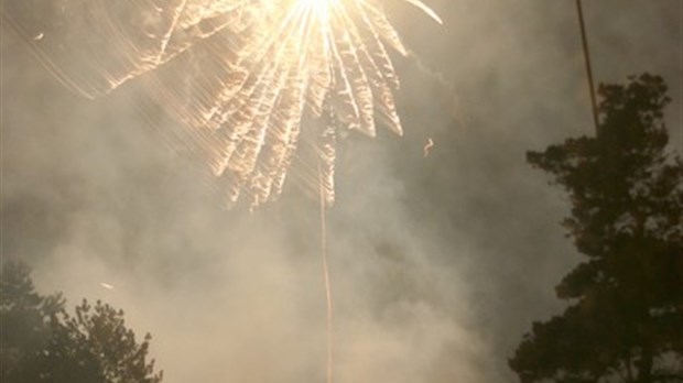 Saint-François. Un feu d’artifice doublé pour souligner le 125e de la Municipalité