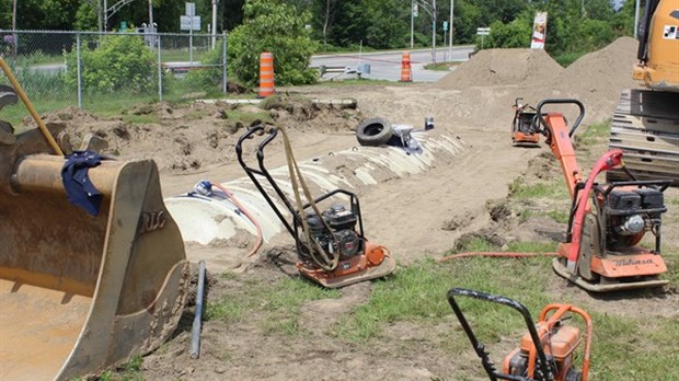 Installation d’un réservoir pour le service d’incendie