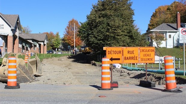 Travaux sur la rue Saint-Philippe à Windsor