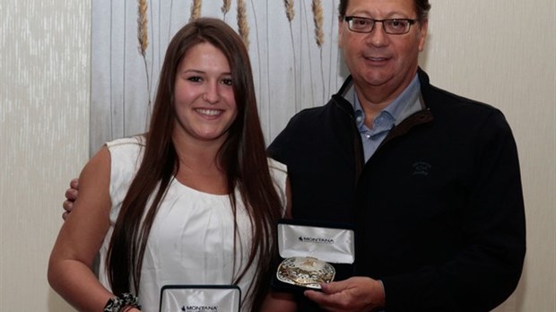 Myriam Jolin St-Laurent de St-François-Xavier Championne en Reining