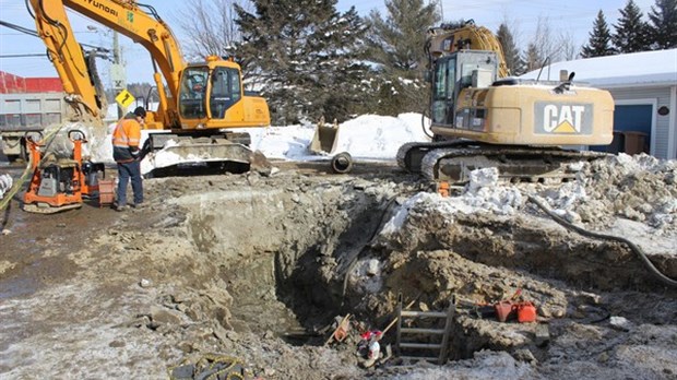 Temps froid : Des conduites d’entrée d’eau potable gelées