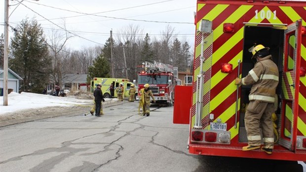 Intervention des pompiers à Windsor