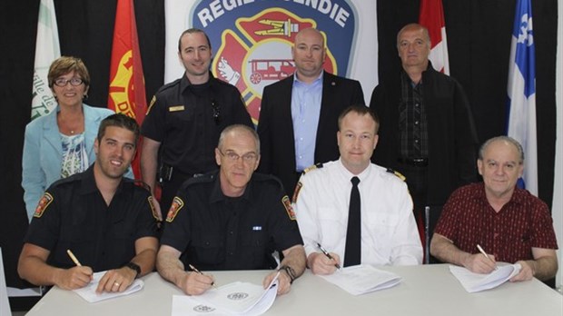 Première convention syndicale pour les pompiers de la Régie intermunicipale d’incendie