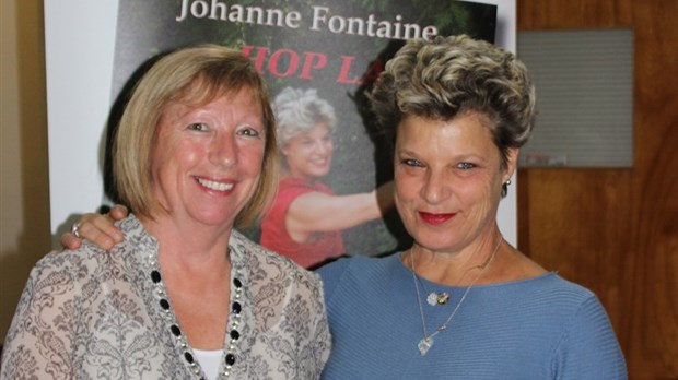 La comédienne Johanne Fontaine de passage à Windsor  