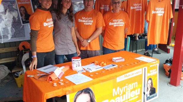 La candidate néo-démocrate Myriam Beaulieu a le Québec à coeur 