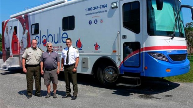 L’unité mobile d’Héma-Québec est de passage dans la MRC du Val-Saint-François