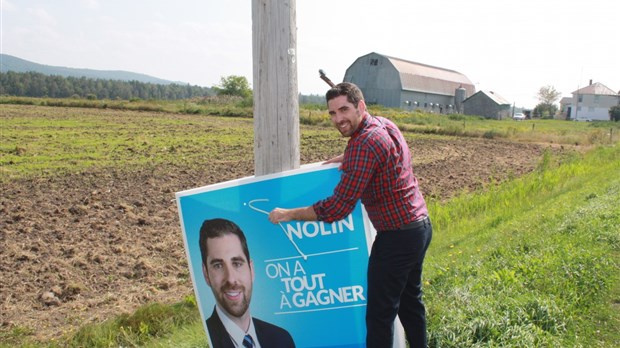 Pour le candidat Bloquiste Olivier Nolin, une campagne auprès des gens