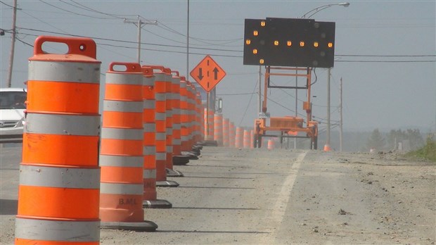 Travaux routiers en région