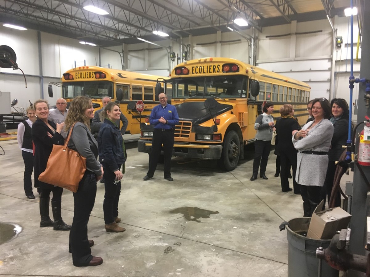 Visite Des Installations Du Transporteur Autobus B. Dion