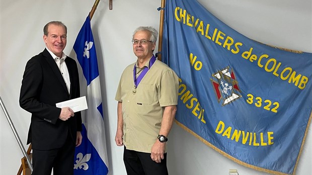 Les Chevaliers de Colomb de Danville reçoivent une aide financière