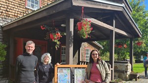 Alexe Normandin gagne le premier prix du concours d’art au Moulin à laine