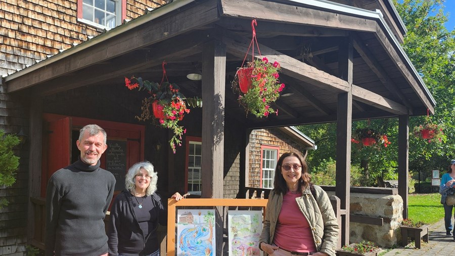 Alexe Normandin gagne le premier prix du concours d’art au Moulin à laine