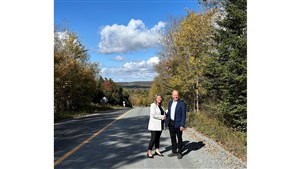 Les travaux sur le chemin des Lacs sont exécutés à Wotton