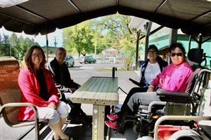 Une balançoire « inclusive » installée au parc Floral à Val-Joli