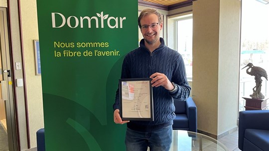 Une nouvelle certification pour l’usine Domtar de Windsor